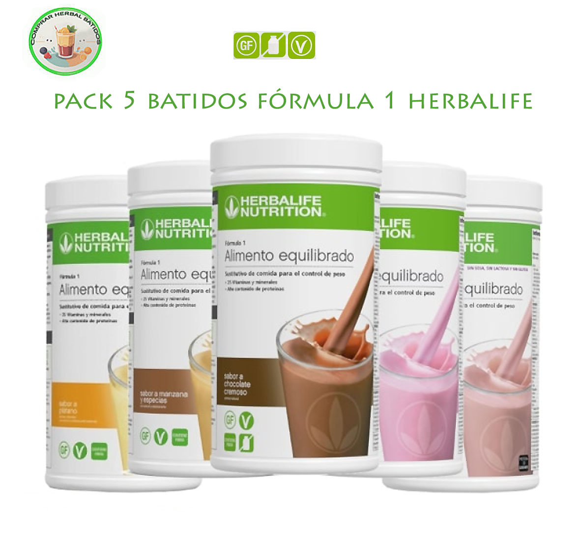 Pack 5 Batidos